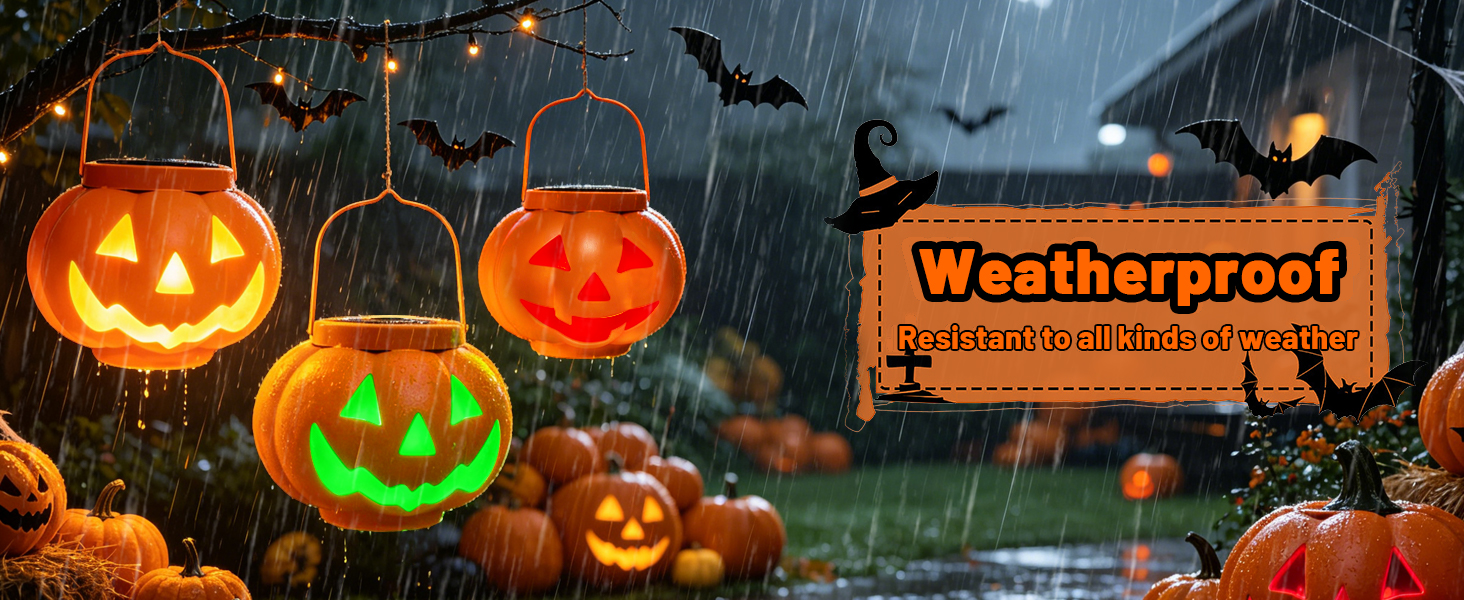 pumpkin lights outdoor