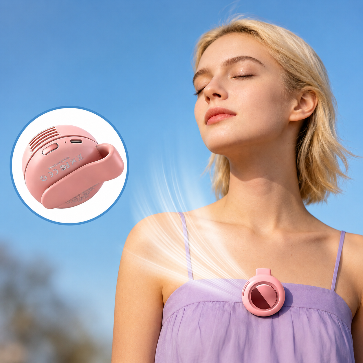 Mini Whirlwind Belt Fan – Powerful Portable Summer Cooling Fan