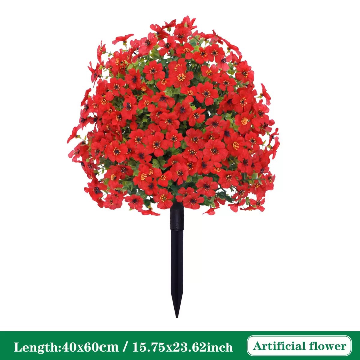 Lightweight Faux Daisy Bouquet with Eucalyptus Boxwood Greenery | Plastic Artificial Flowers for Indoor Outdoor Garden Patio Summer Decor