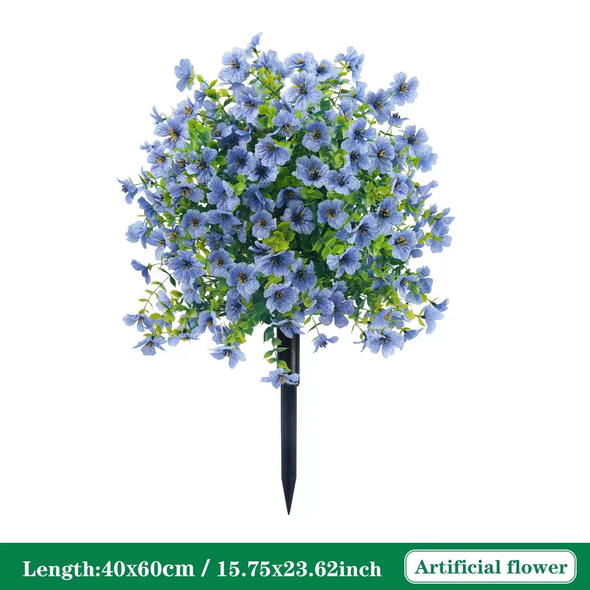 Lightweight Faux Daisy Bouquet with Eucalyptus Boxwood Greenery | Plastic Artificial Flowers for Indoor Outdoor Garden Patio Summer Decor