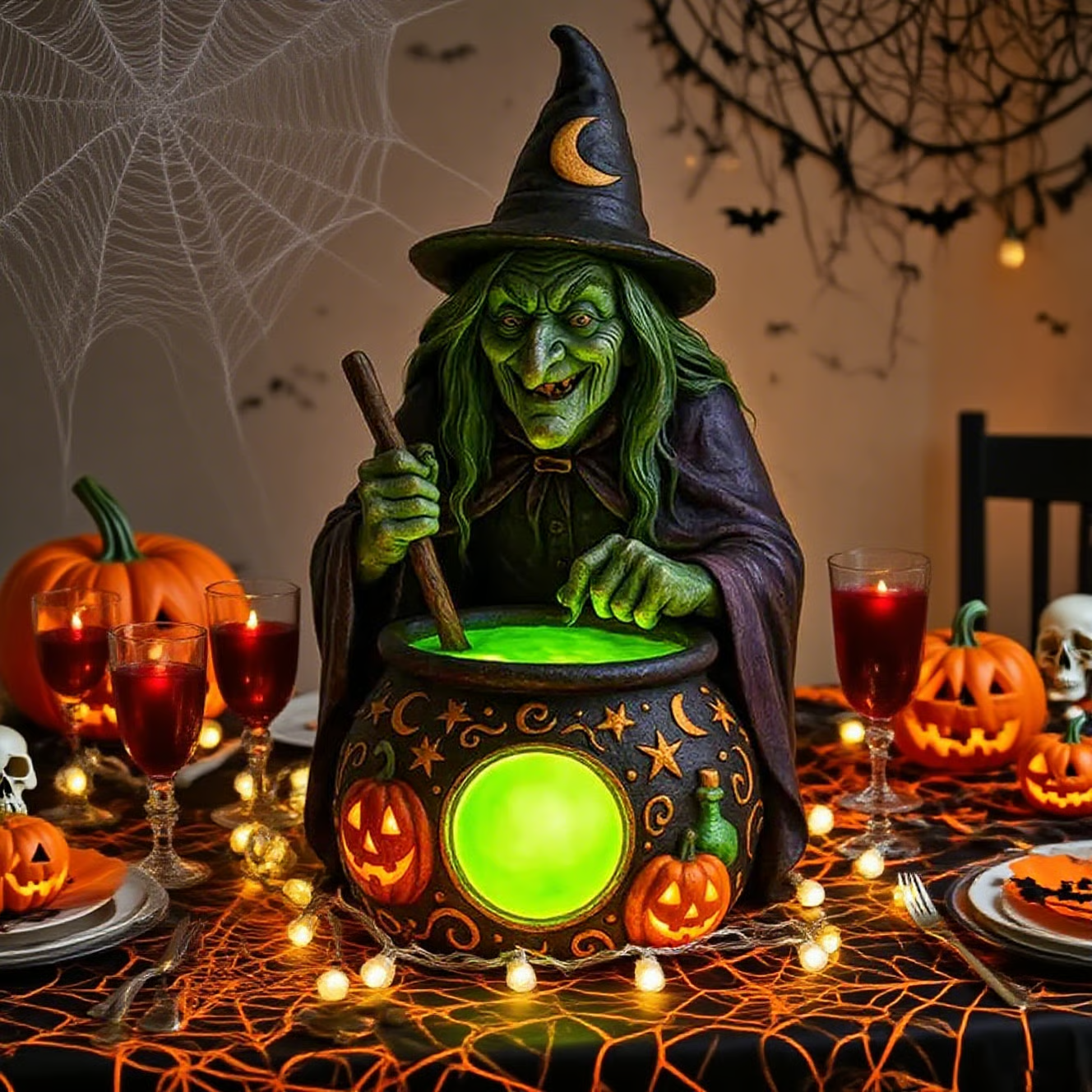 🔥 Last Day 49% OFF-2026 Halloween Witch Lamp, Indoor Holiday Party Atmosphere Lighting for Home, Porch, Tabletop Decor(📦Buy 2 Free Shipping)