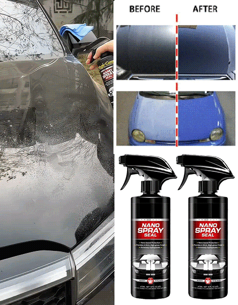 Niemiecka Powłoka Ceramiczna Nano Spray Seal | Efekt Lustra 180 Dni (Zestaw + Ręcznik)