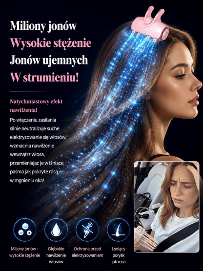 Styler Termiczny 3D Omotesando Star-Diamond – Bezprzewodowa Szczotka Jonizująca do Objętości Włosów
