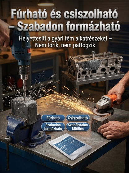 【Tartós Javítás】🏡 Mindent megjavít! Szupererős hideghegesztő ragasztó – a háztartás megmentője szivárgás és repedés ellen!