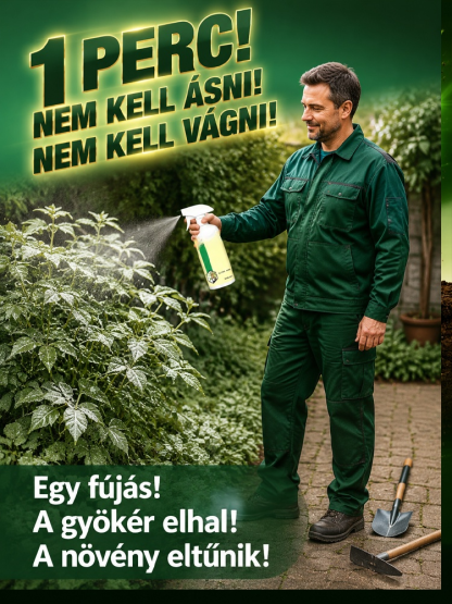 🔥 Profi Gyökérirtó Permet (1/2/3 db-os csomag) | 50% Akció + Ingyenes Szállítás + Utánvét!