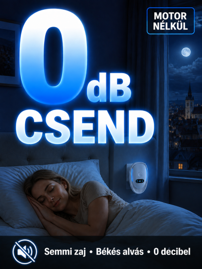 🏥Elektromos Levegőtisztító 99,9%-os Szűréssel – Csendes, Energiatakarékos & Ingyenes Szállítás! ✨