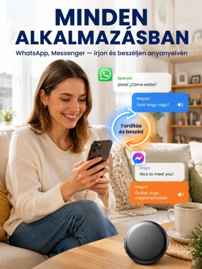 🌍Okos AI Tolmácsgép - 80% Kedvezmény + 🛡️Biztonságos Utánvéttel