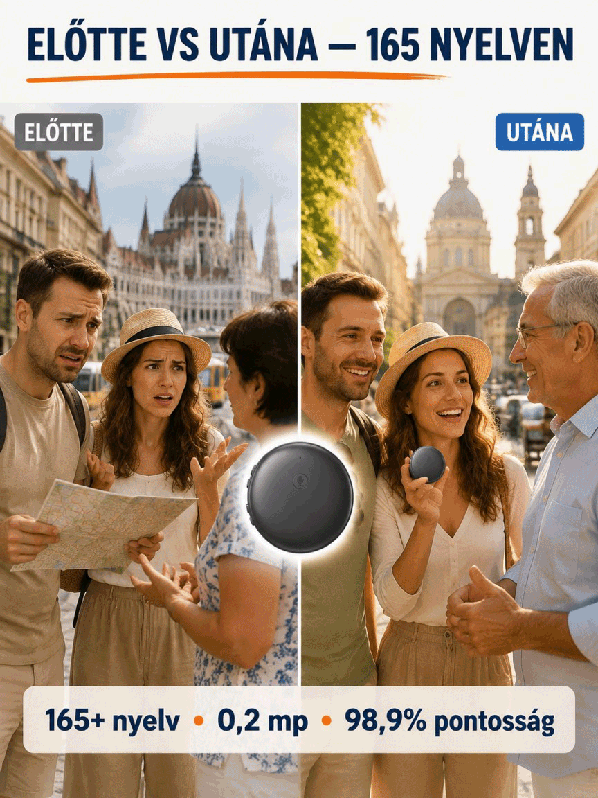 🌍Okos AI Tolmácsgép - 80% Kedvezmény + 🛡️Biztonságos Utánvéttel