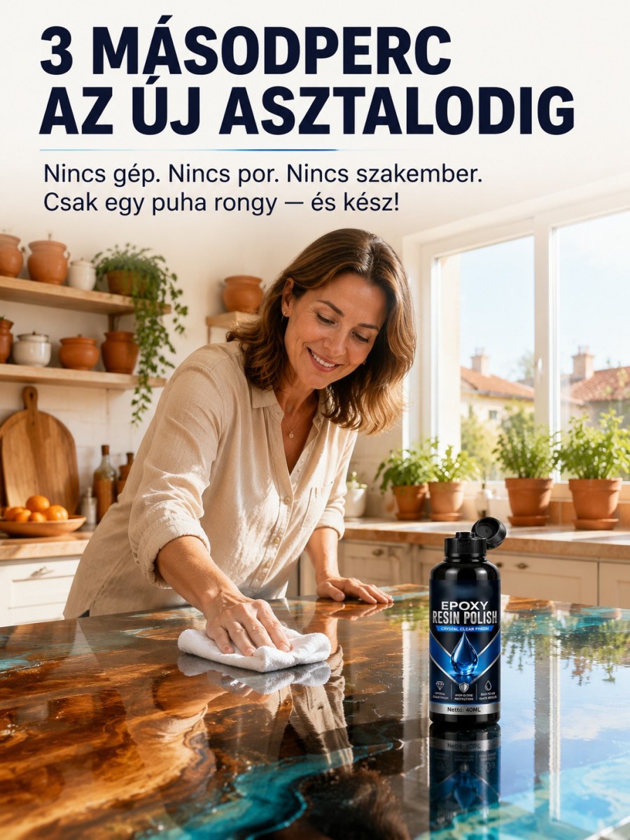 [80% Akció] Instant Bútorfelújító Polírozó - Tükörfényes Ragyogás Csak Egy Ronggyal (Utánvét)