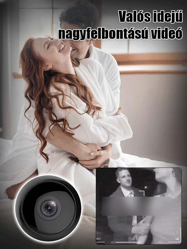 👶 Vezeték Nélküli Mini Kamera – Tudd Biztonságban Gyermekeid és Háziállataid Bárhonnan!