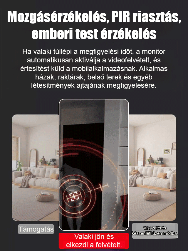👶 Vezeték Nélküli Mini Kamera – Tudd Biztonságban Gyermekeid és Háziállataid Bárhonnan!