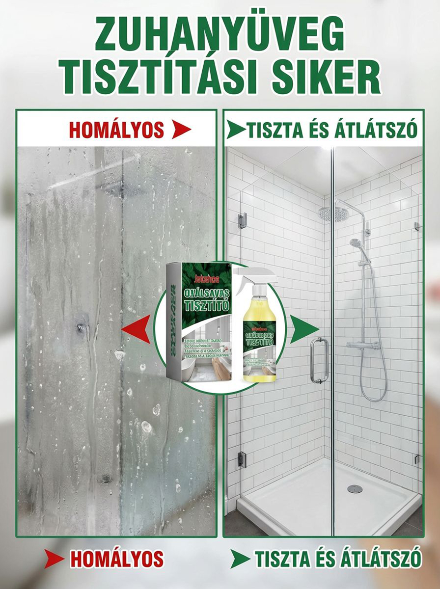 ✨Jakehoe Oxálsav Tisztítószer – 3 Másodperces Csoda a Makacs Vízkő Ellen (100ml)