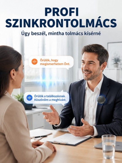 🌍Okos AI Tolmácsgép - 80% Kedvezmény + 🛡️Biztonságos Utánvéttel