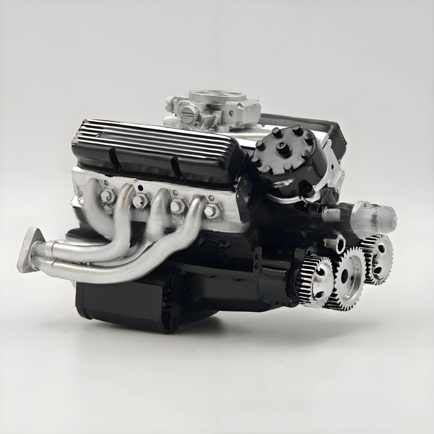 Élethű Mechanikus V8 Motor Makett - A Tökéletes Ajándék Férfiaknak