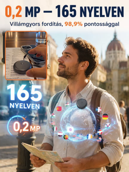 🌍Okos AI Tolmácsgép - 80% Kedvezmény + 🛡️Biztonságos Utánvéttel