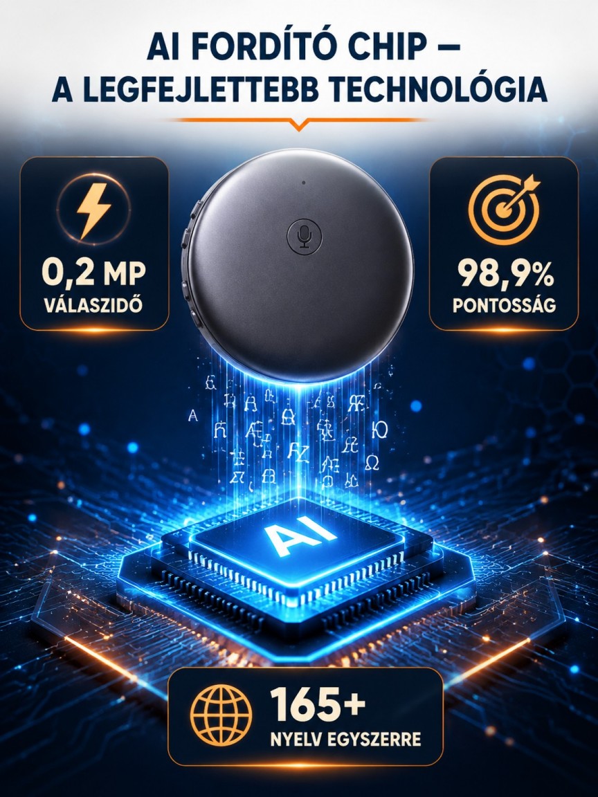🌍Okos AI Tolmácsgép - 80% Kedvezmény + 🛡️Biztonságos Utánvéttel