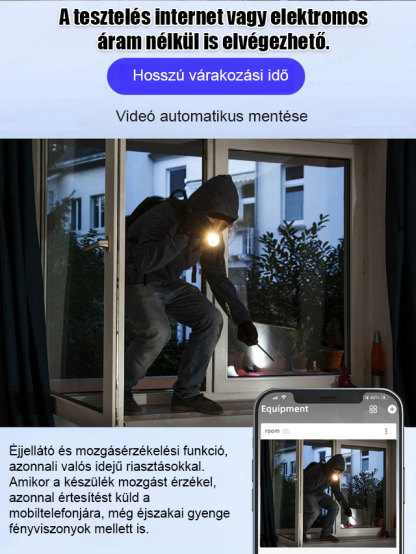 👶 Vezeték Nélküli Mini Kamera – Tudd Biztonságban Gyermekeid és Háziállataid Bárhonnan!
