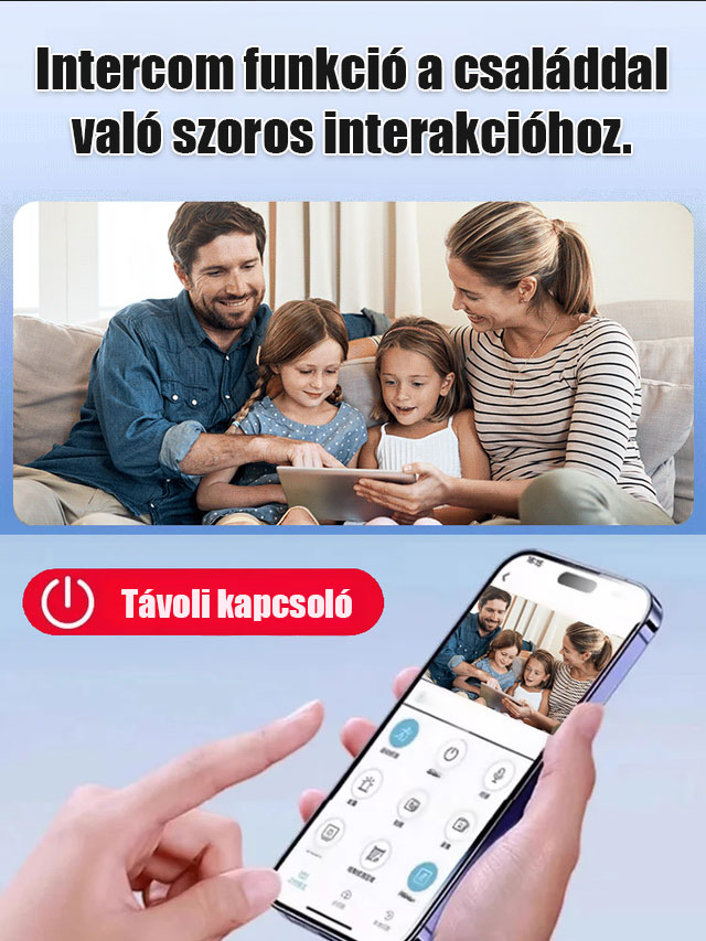 👶 Vezeték Nélküli Mini Kamera – Tudd Biztonságban Gyermekeid és Háziállataid Bárhonnan!