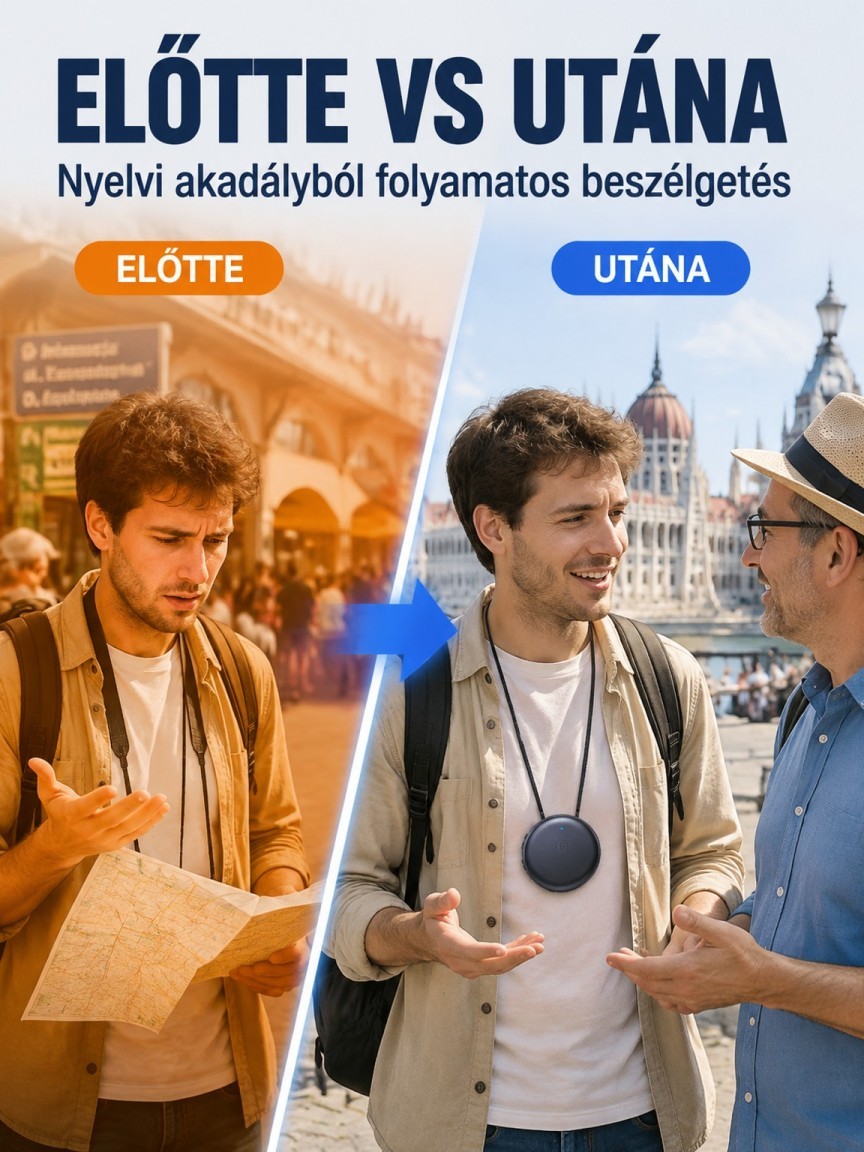 🌍Okos AI Tolmácsgép - 80% Kedvezmény + 🛡️Biztonságos Utánvéttel