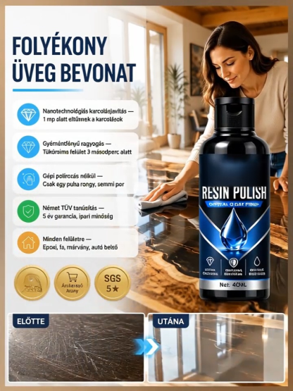 [80% Akció] Instant Bútorfelújító Polírozó - Tükörfényes Ragyogás Csak Egy Ronggyal (Utánvét)