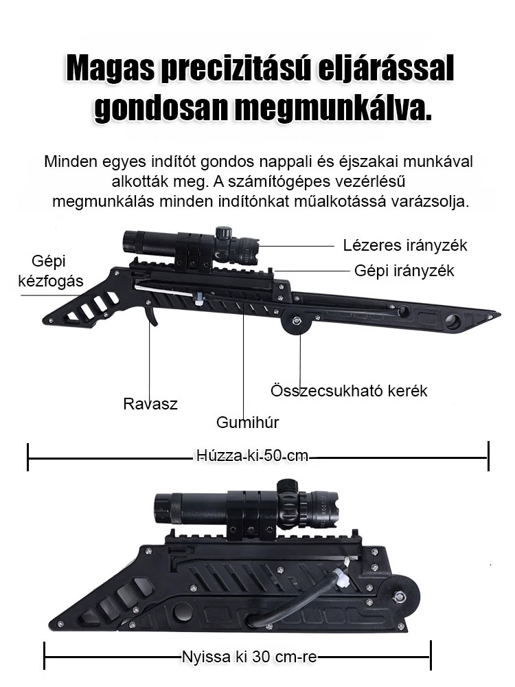 🎯Precíziós Lézeres Taktikai Játékfegyver Szabadtérre – 99.5% Pontosság, Gyors Használat (50% Kedvezmény + Utánvét)
