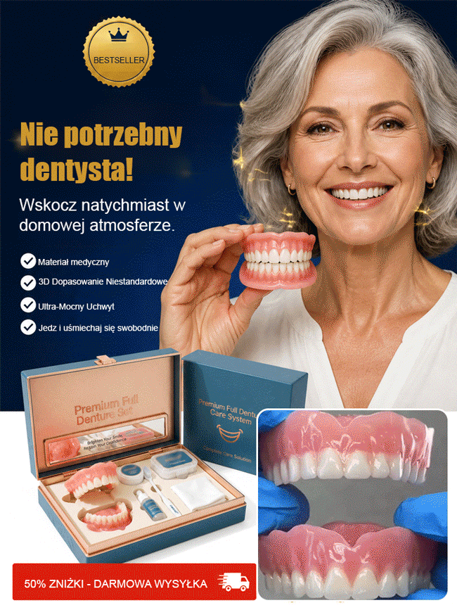 ✅ Certyfikat Amerykańskiego Stowarzyszenia Stomatologicznego (ADA): Nanomateriał antybakteryjny, unisex. Natychmiast przywraca silną siłę zgryzu, pewny uśmiech i sprawia, że ​​wyglądasz o 20 lat młodziej!
