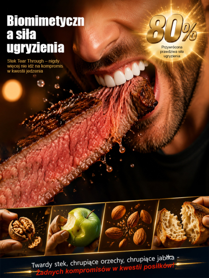 ✅ Certyfikat Amerykańskiego Stowarzyszenia Stomatologicznego (ADA): Nanomateriał antybakteryjny, unisex. Natychmiast przywraca silną siłę zgryzu, pewny uśmiech i sprawia, że ​​wyglądasz o 20 lat młodziej!