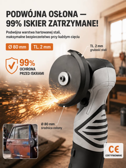 [Precyzyjna produkcja w Stuttgarcie, Niemcy] Wielofunkcyjna mini szlifierka kątowa