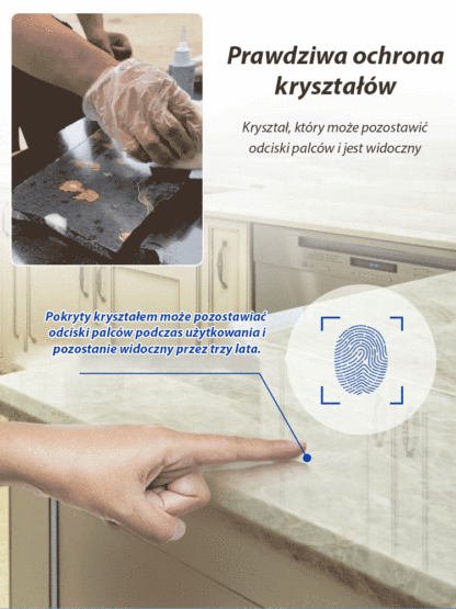 ✨ Matowe, poplamione, pozbawione wodoodporności i trudne w utrzymaniu powierzchnie kamienne? Ta powłoka do powlekania kamienia kryształowego rozwiąże te problemy!