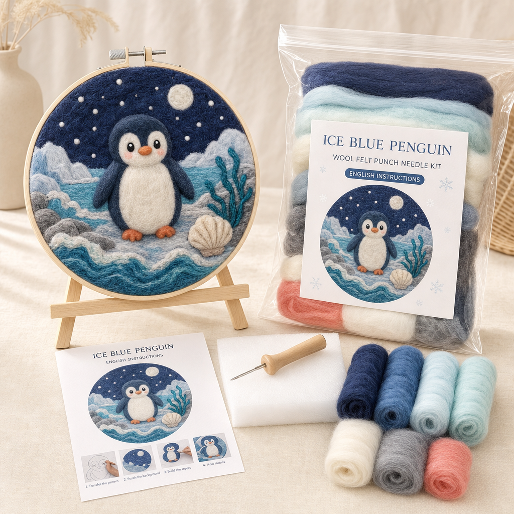 The Ocean Friends Wool Felt Kits That Turn Making Into Wall Art
