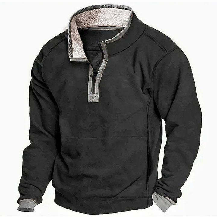 Men can't get enough of this comfortable high-neck cashmere sweatshirt.