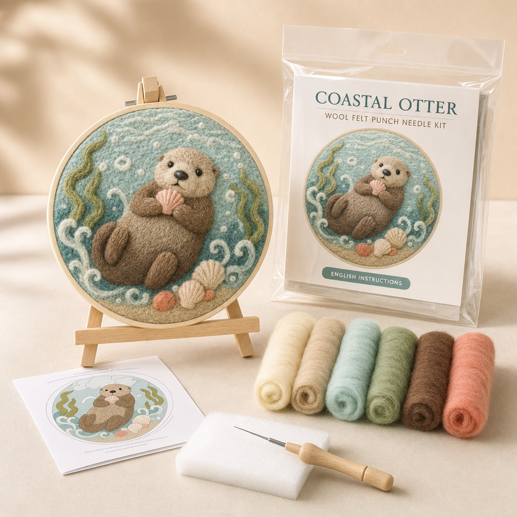 The Ocean Friends Wool Felt Kits That Turn Making Into Wall Art