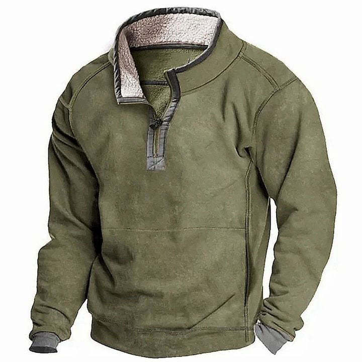 Men can't get enough of this comfortable high-neck cashmere sweatshirt.
