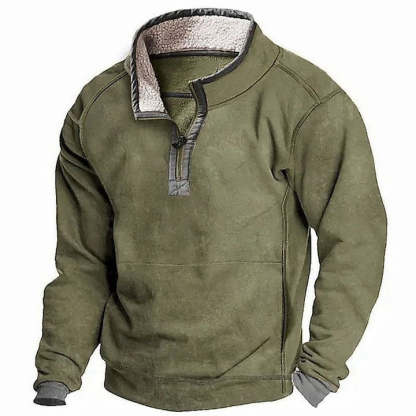 Men can't get enough of this comfortable high-neck cashmere sweatshirt.