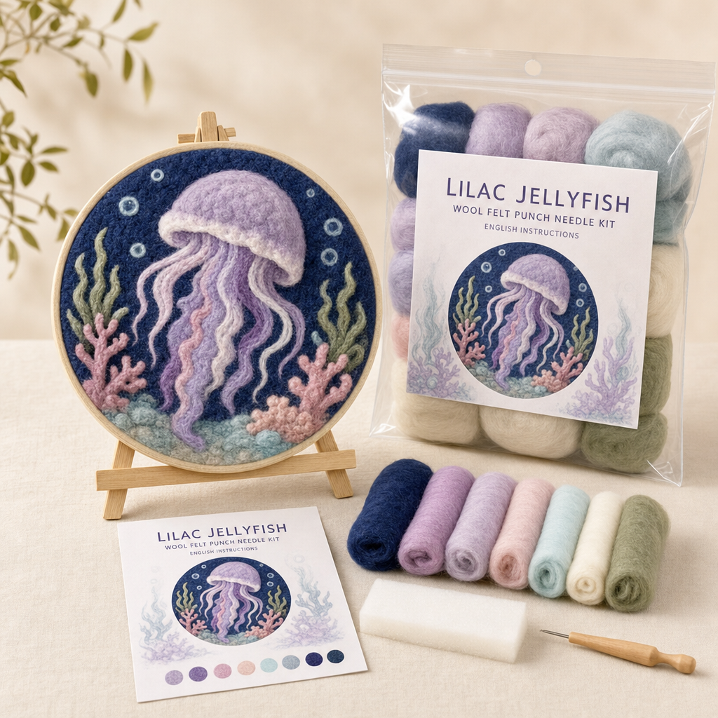 The Ocean Friends Wool Felt Kits That Turn Making Into Wall Art