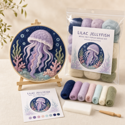 The Ocean Friends Wool Felt Kits That Turn Making Into Wall Art