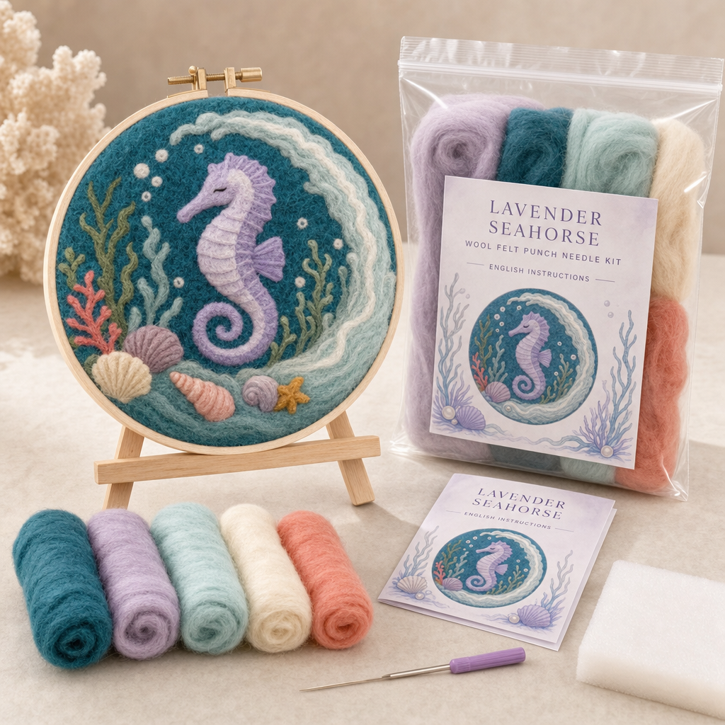 The Ocean Friends Wool Felt Kits That Turn Making Into Wall Art
