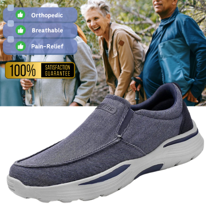 Men's Daily Canvas Wear Proof Orthopedic Walking Shoes🔥BUY 2 FOR FREE SHIPPING