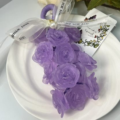 Handmade Grape-Shaped Soap Set