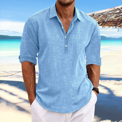 Men Can’t Get Enough of This Cozy Linen Shirt
