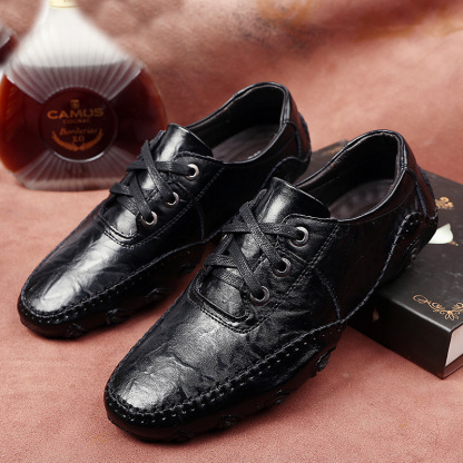 ⏰Last Day 50% OFF🔥 Men's Handmade Genuine Leather Slip-On Loafers