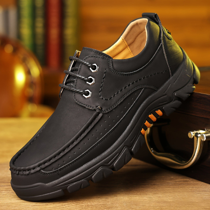 ⏰Promotion 70% OFF - 2024 Upgrade Men's Orthopedic Comfortable Casual Genuine Leather Slip On Loafers (Lace-up)