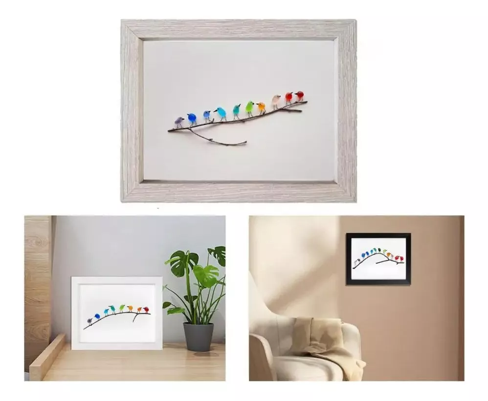 Sea Glass Rainbow Birds - A Symbol of Luck and Style