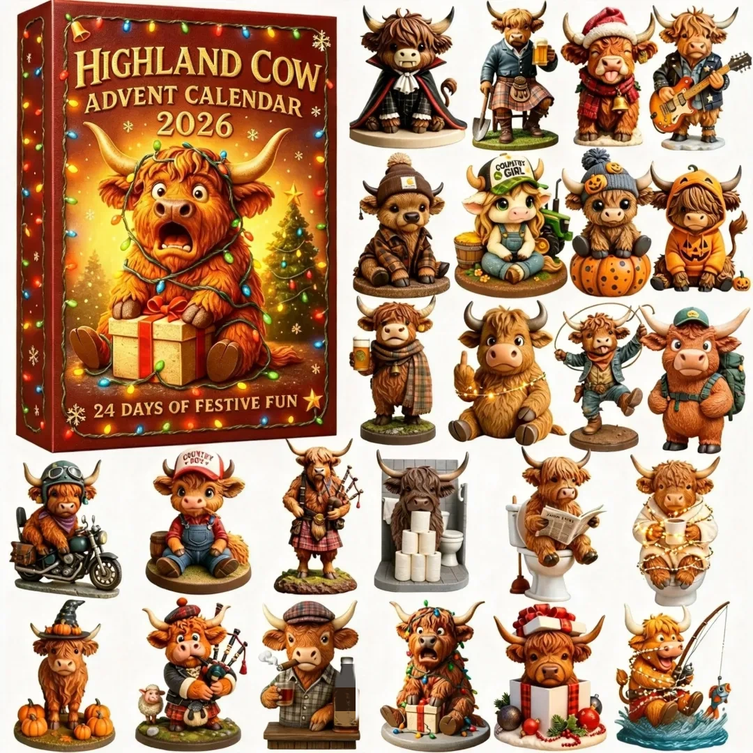 🎄🐮Highland Cow Advent Calendar 2026