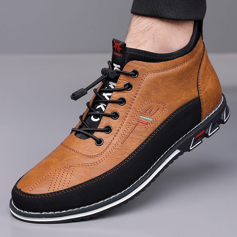 Men's Fashion Calfskin Leather Shoes