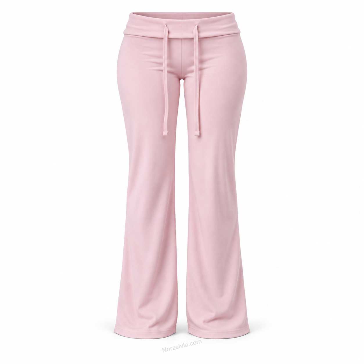 Women's Low-Rise Foldover Drawstring Pants