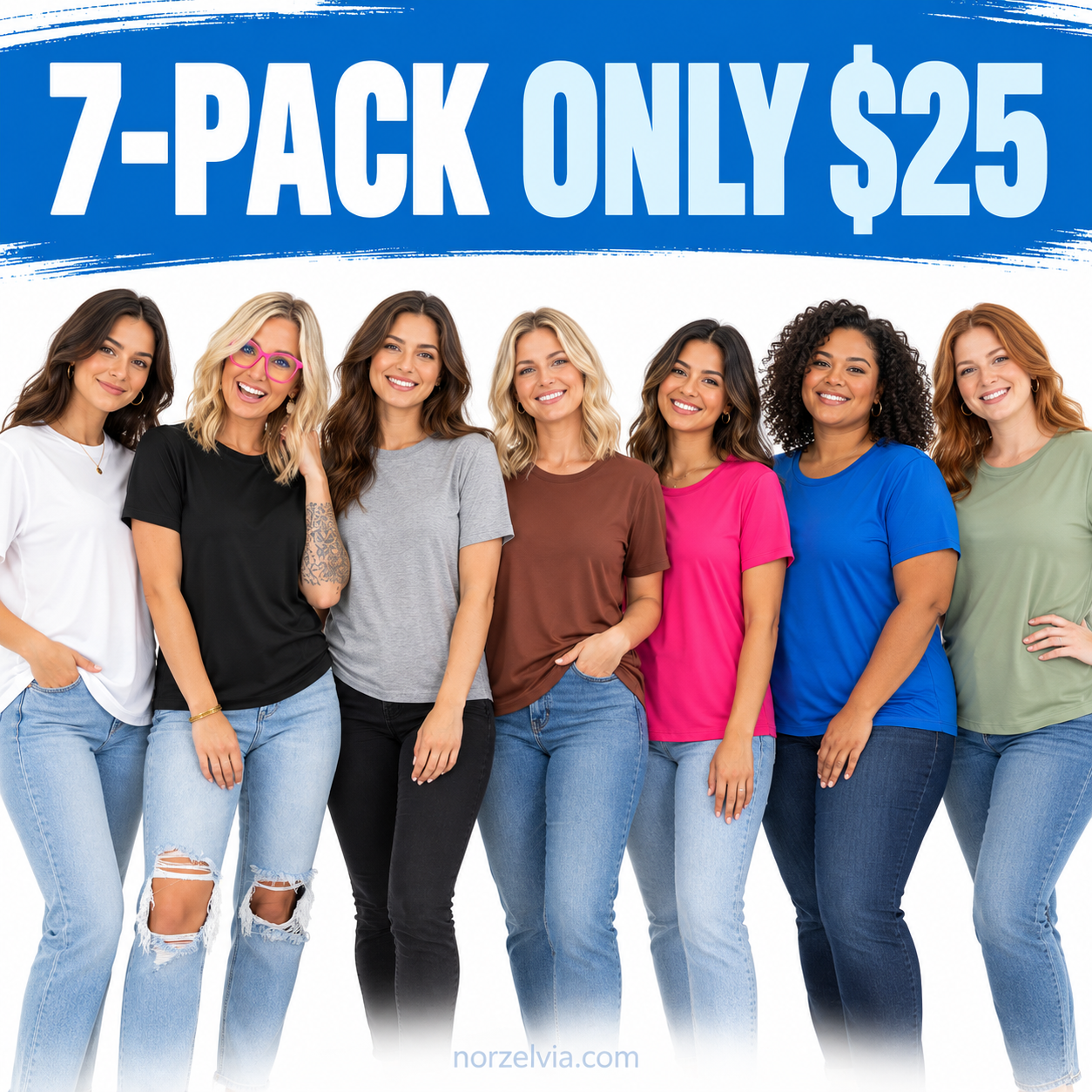 Women's Everyday Relaxed Stretch Crewneck Tee