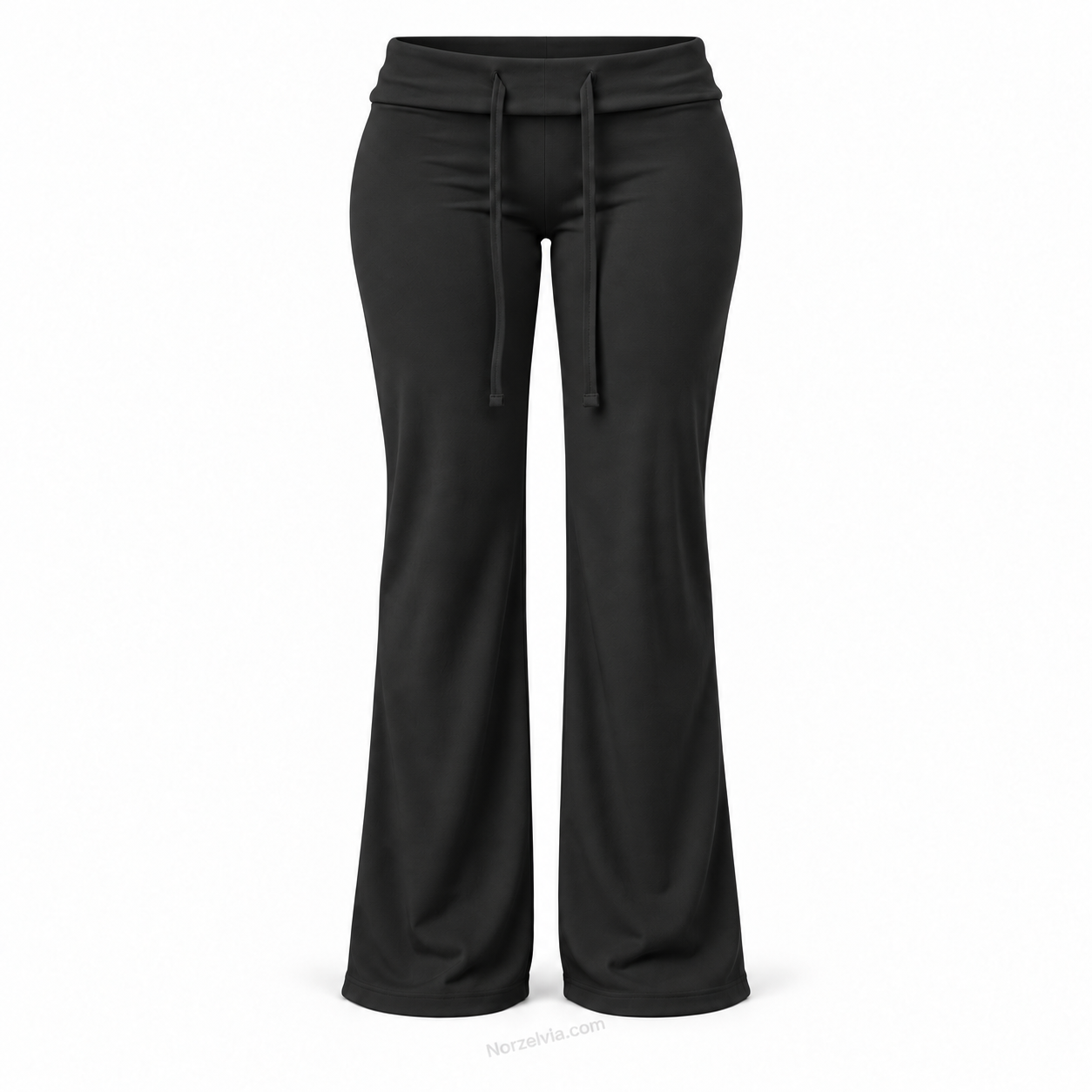 Women's Low-Rise Foldover Drawstring Pants