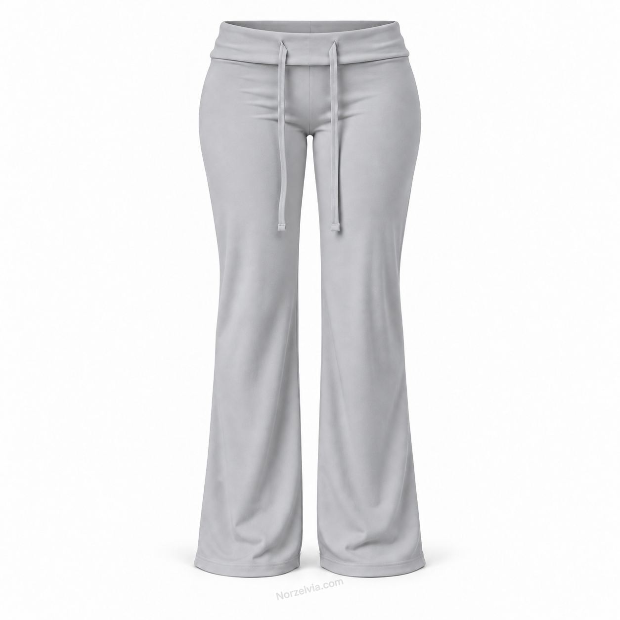 Women's Low-Rise Foldover Drawstring Pants