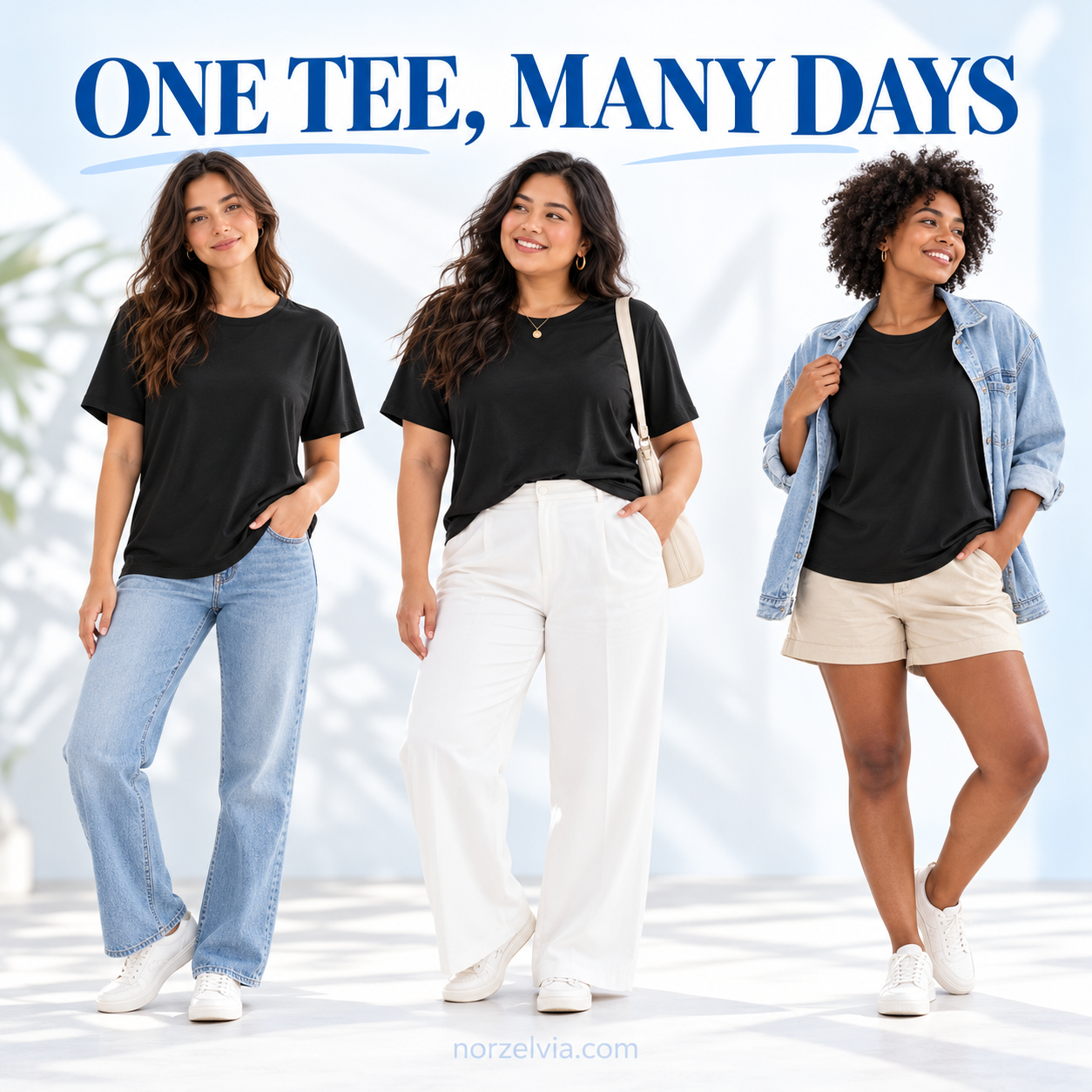 Women's Everyday Relaxed Stretch Crewneck Tee